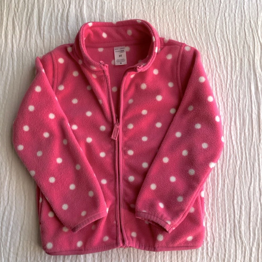 Toddler girls fleece jacket size 3T